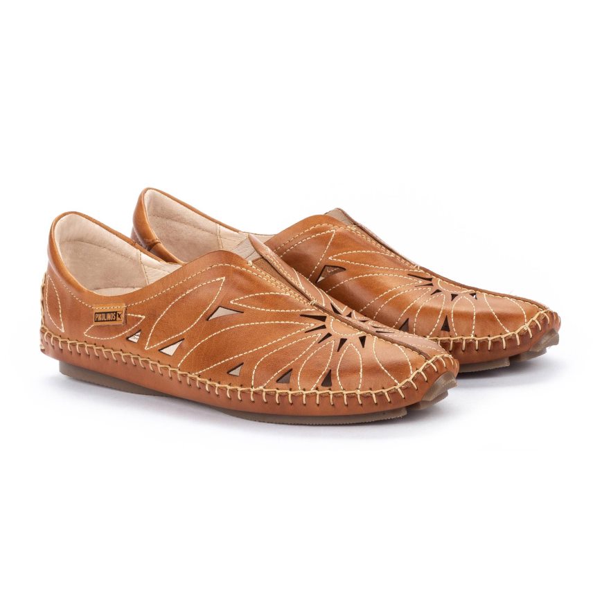 Women's Pikolinos JEREZ Moccasins Brown | NZ R517839